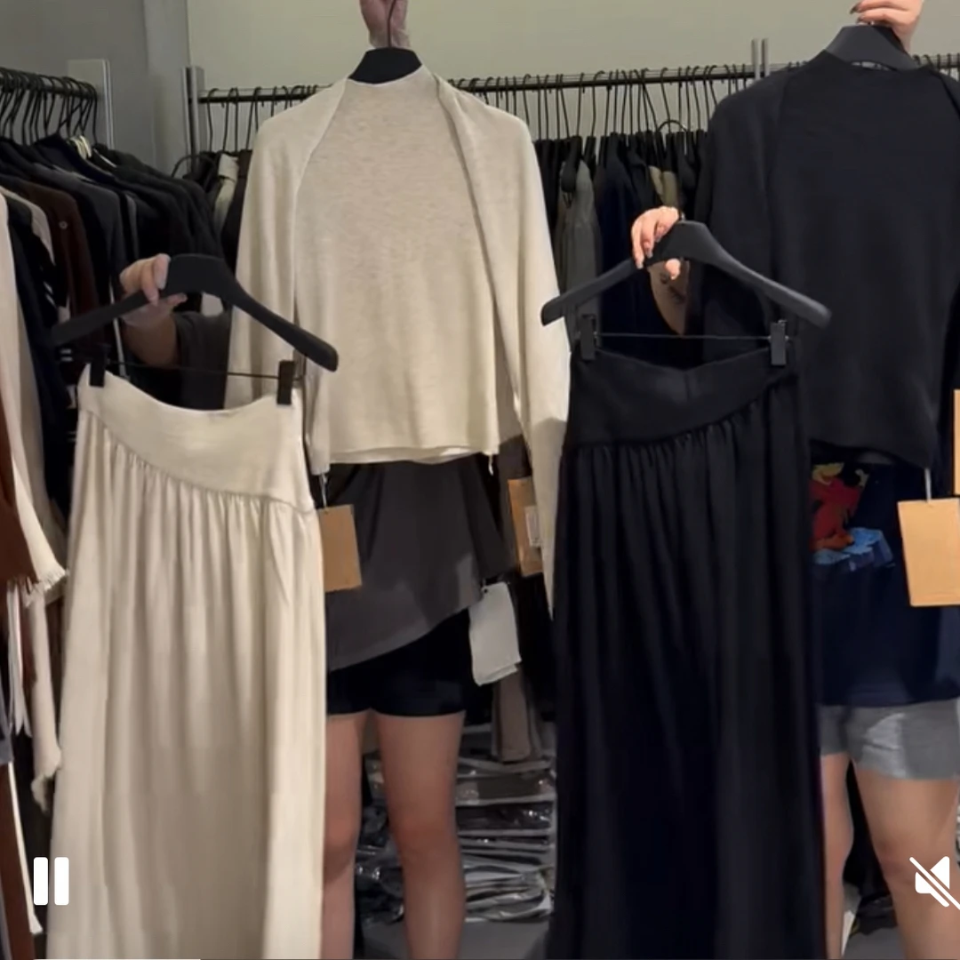 套装半身裙显瘦针织气质时尚早秋两件套