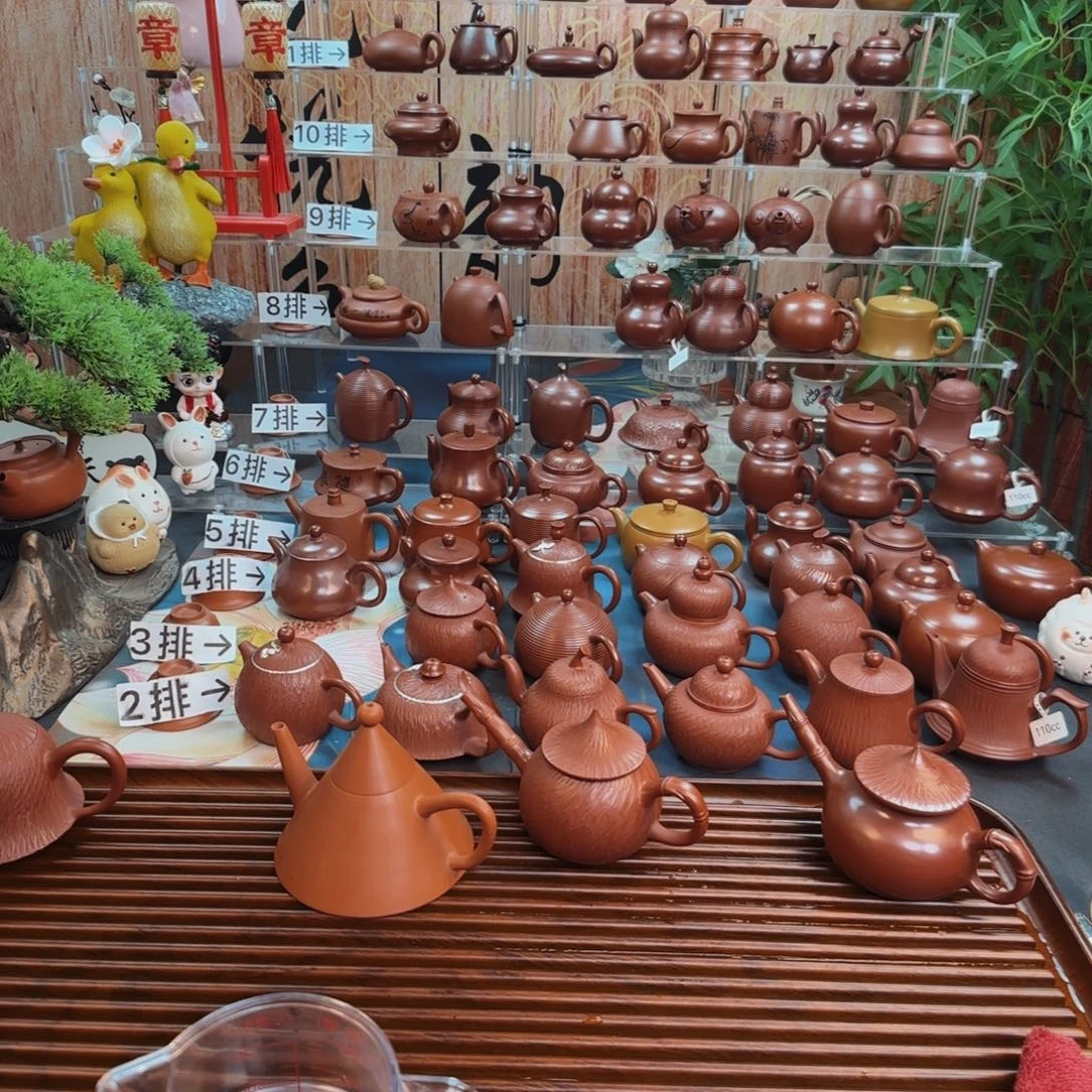 L***6茶壶朱泥朱泥茶壶2把