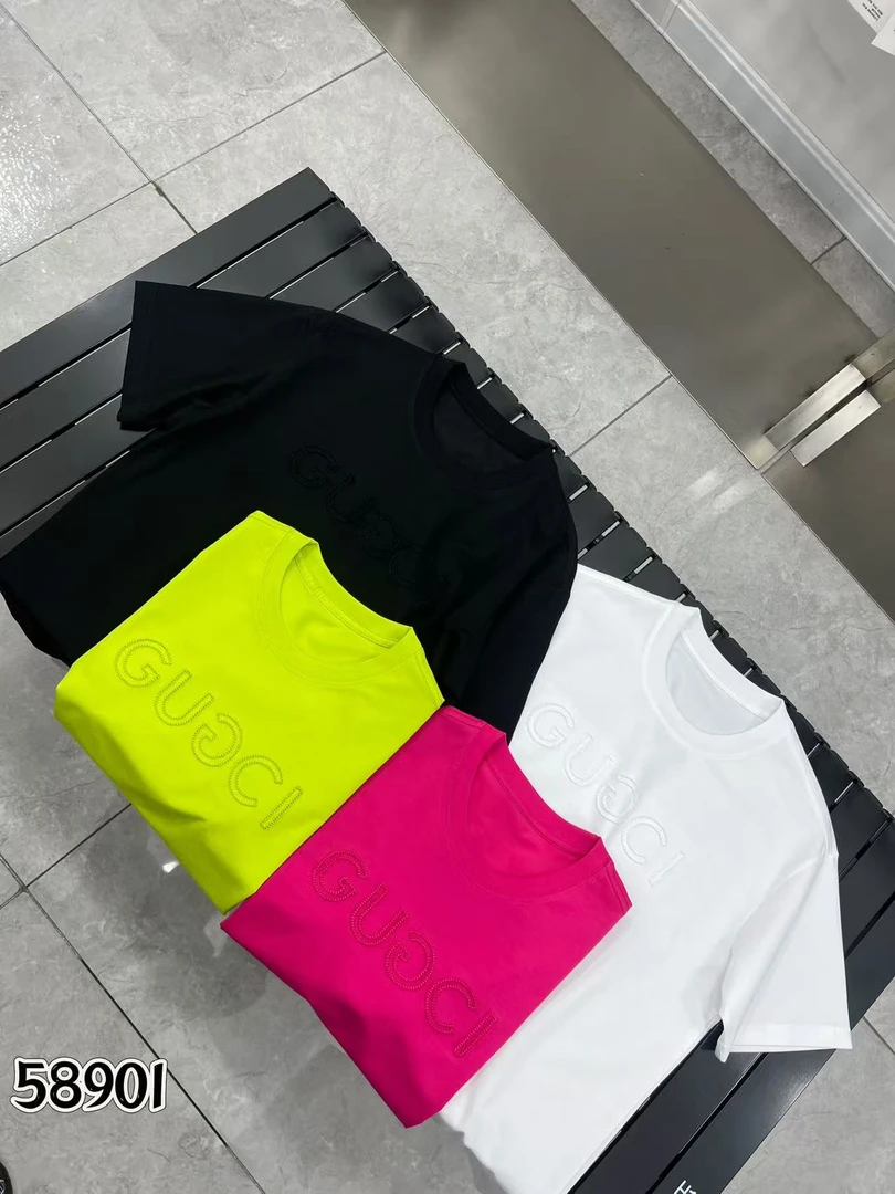 25年新款时尚百搭刺绣-男女同款--58901…短袖