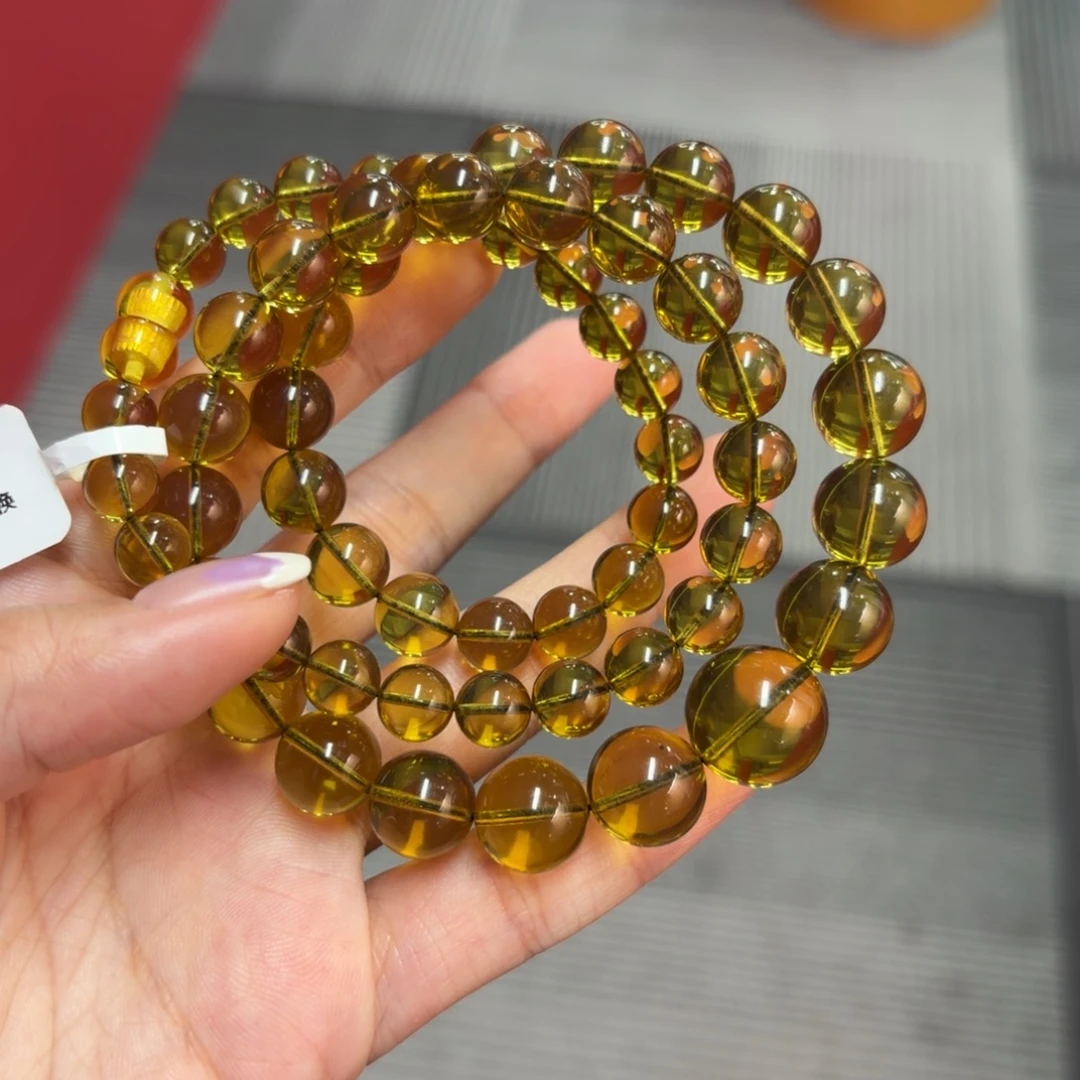 琥珀合金珠宝奇石老矿菠菜绿茶塔链