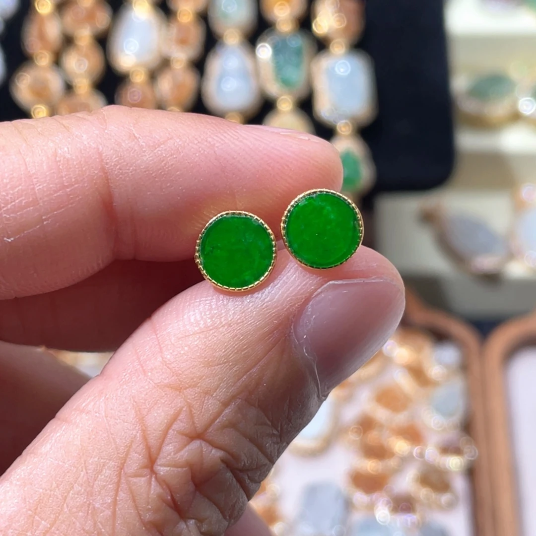 翡翠银S925镶嵌颈饰