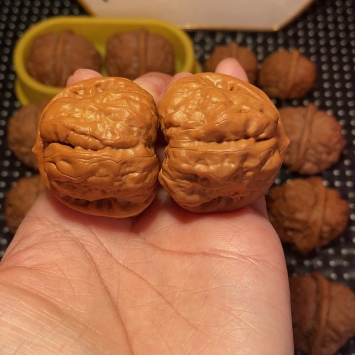 把件文玩核桃四开八腿肉蛙