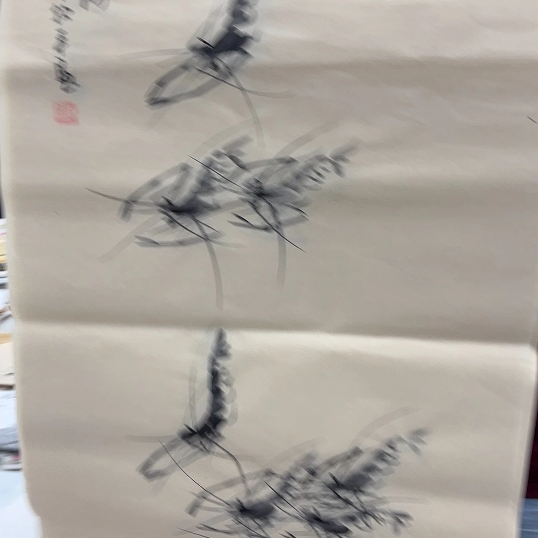 国画纯手绘字画宣纸