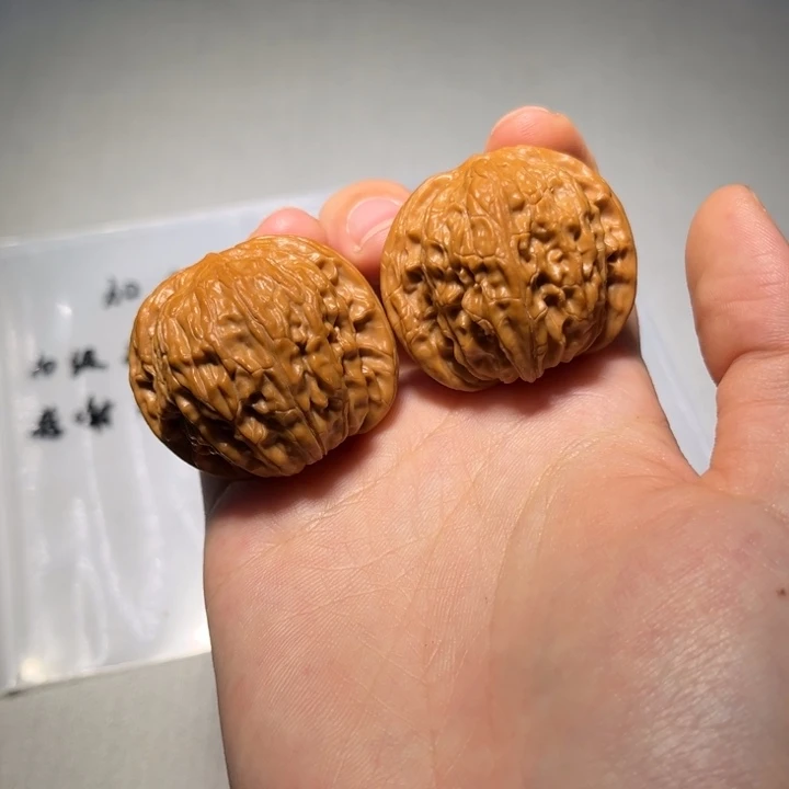 文玩核桃把件磨盘440