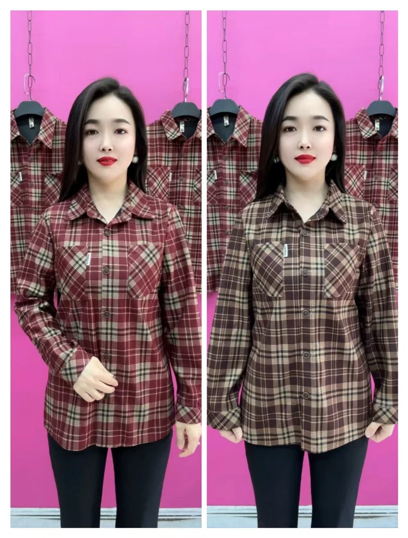 K0-格子款时尚衬衫