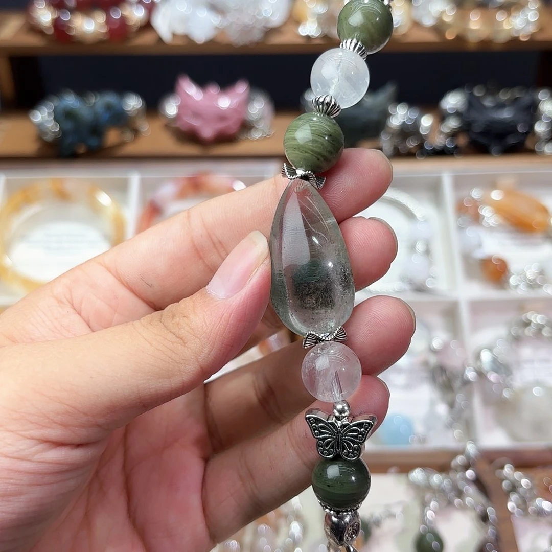 嘟***嘟水晶手串合金水晶