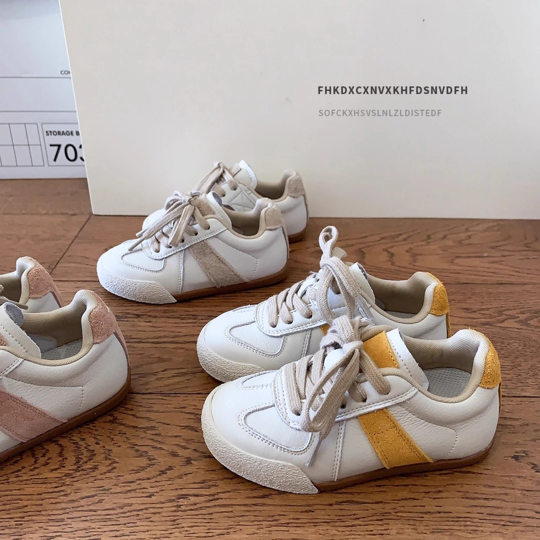 童鞋25新韩版儿童运动鞋秋季新款女童小白鞋轻便男童德训墨素潮鞋