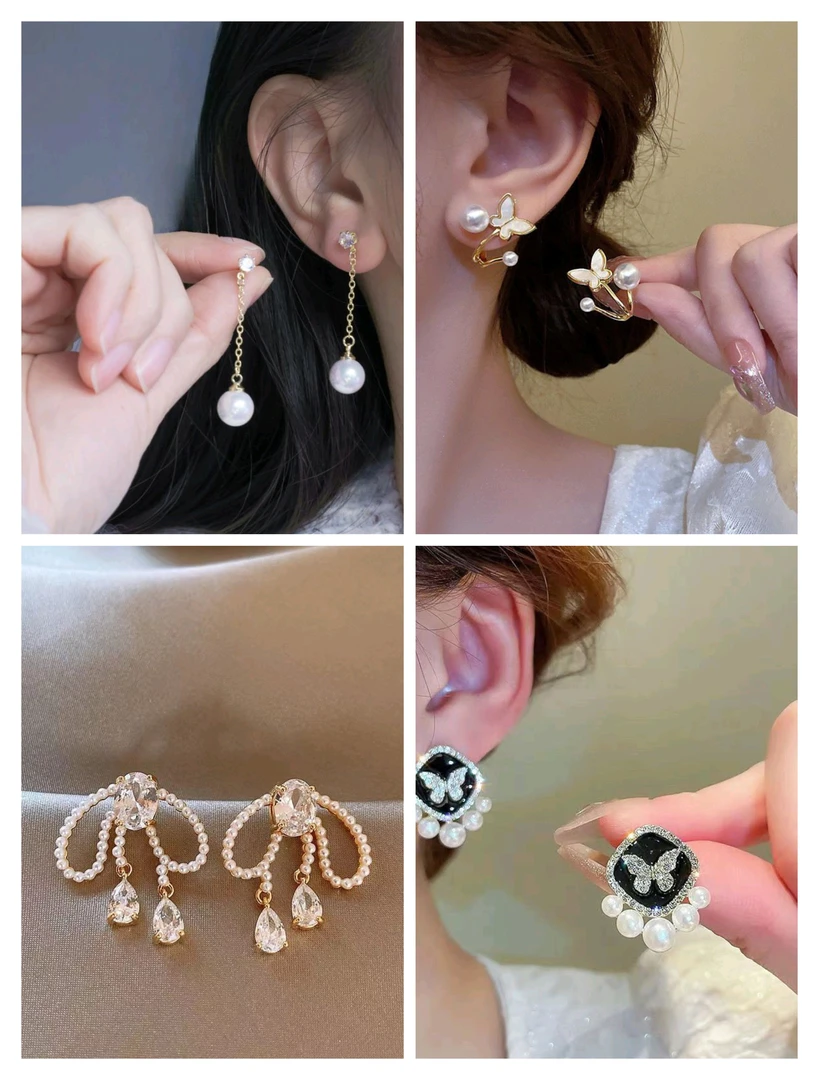 合金耳饰 耳饰耳环时尚小众设计百搭耳饰