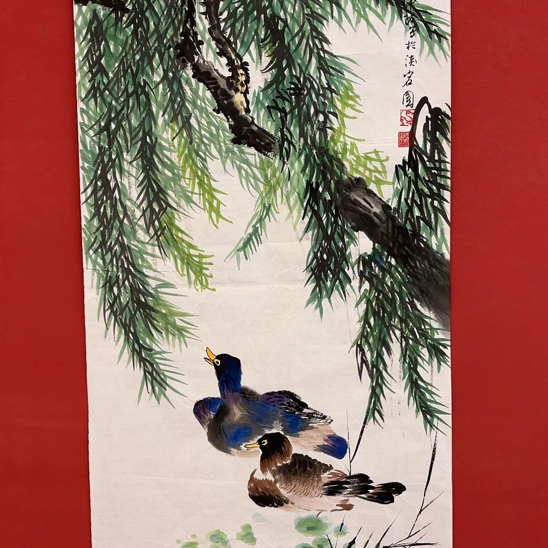 狮***子横款精品书画作品