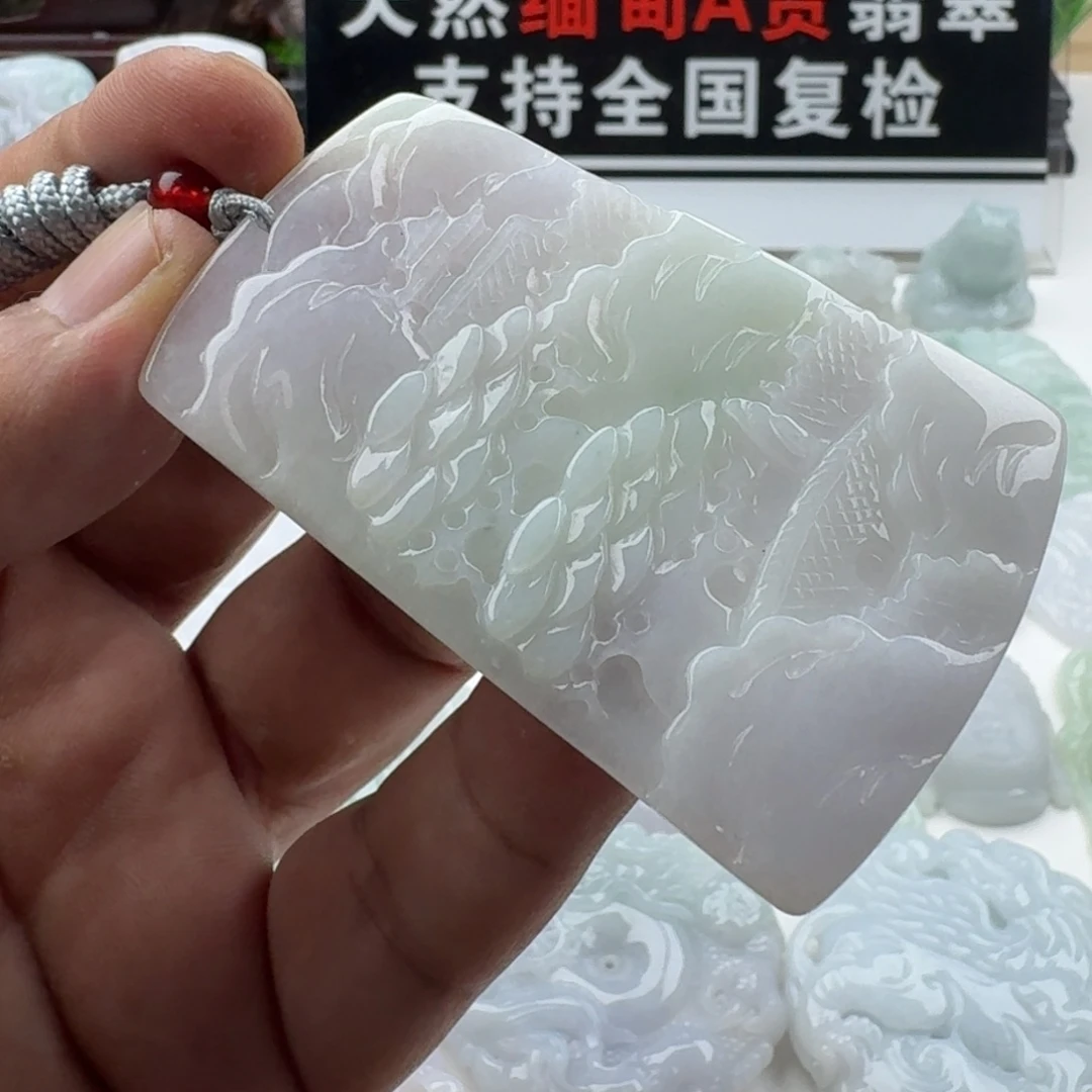 颈饰未镶嵌翡翠天然缅甸A货翡翠