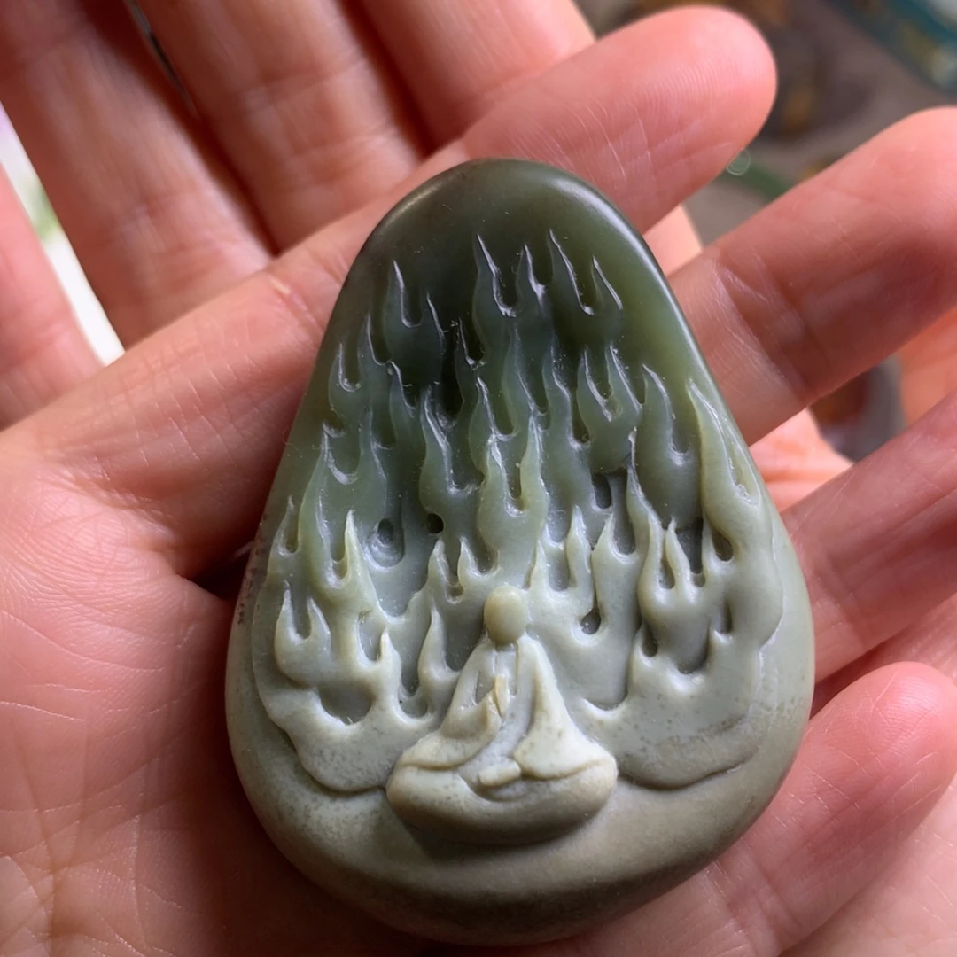 岫岩老玉（透闪石质玉）未镶嵌把件