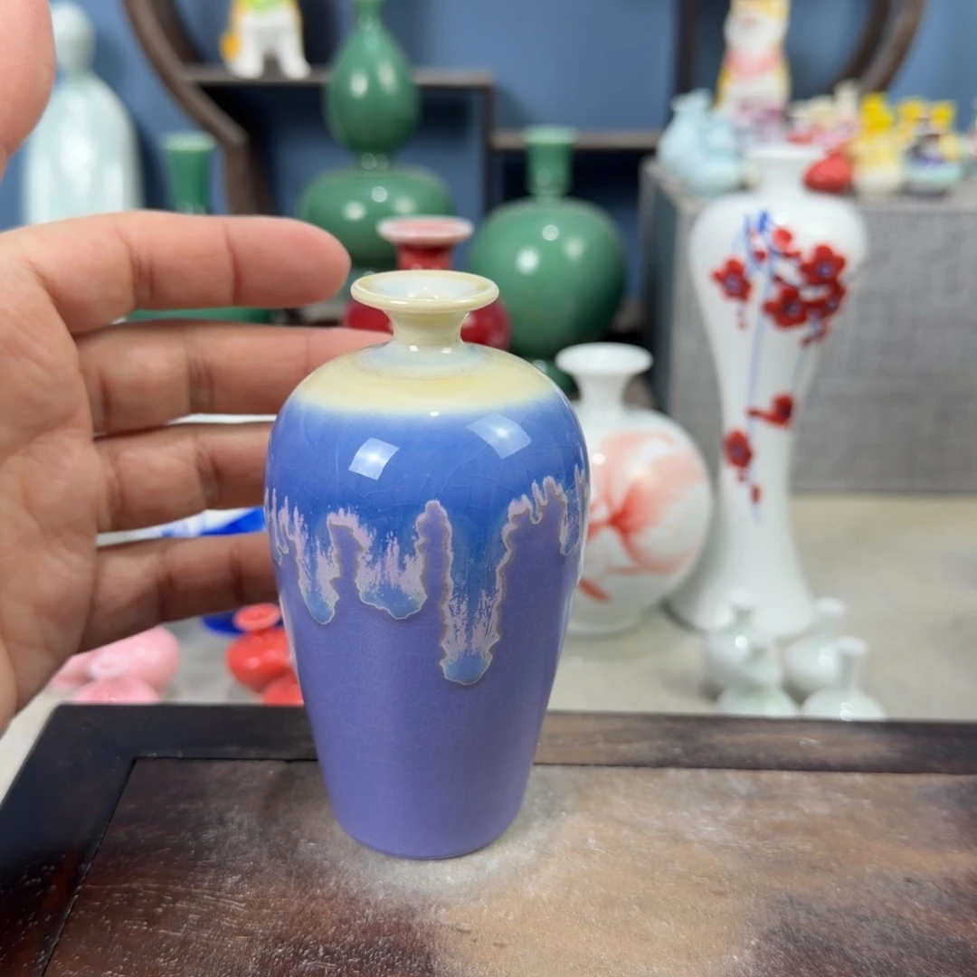 陶瓷手工小花器摆件