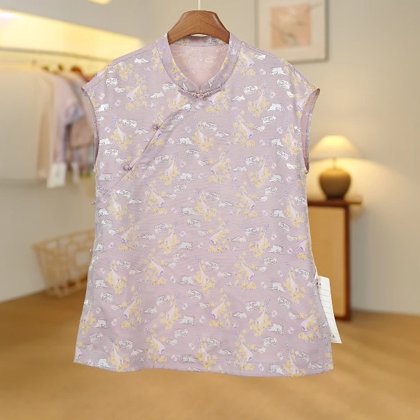 [祥云琵琶.云绡锦] 新中式 国风 桑蚕丝 奥黛裙 25165