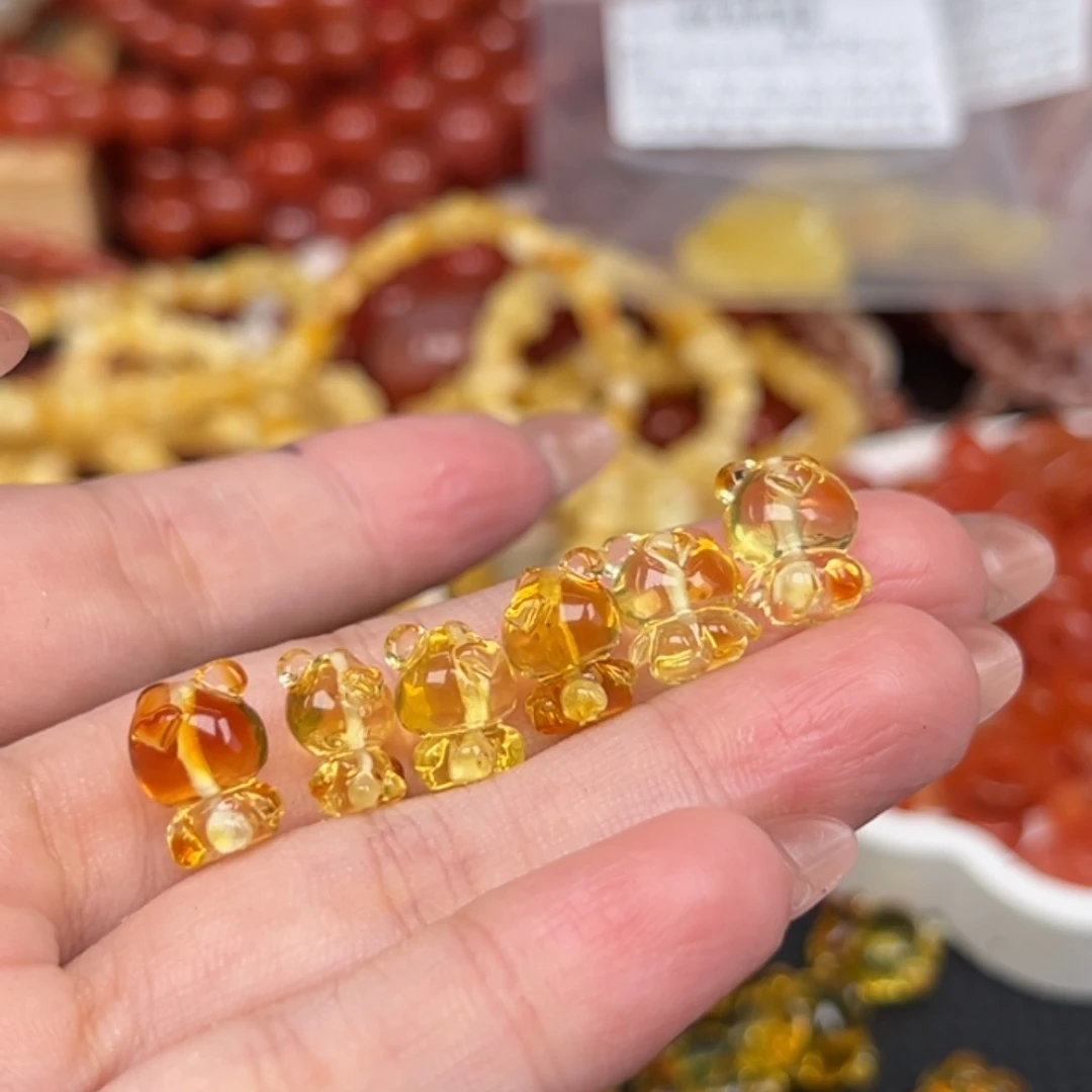 琥珀未镶嵌吊坠(不含链)