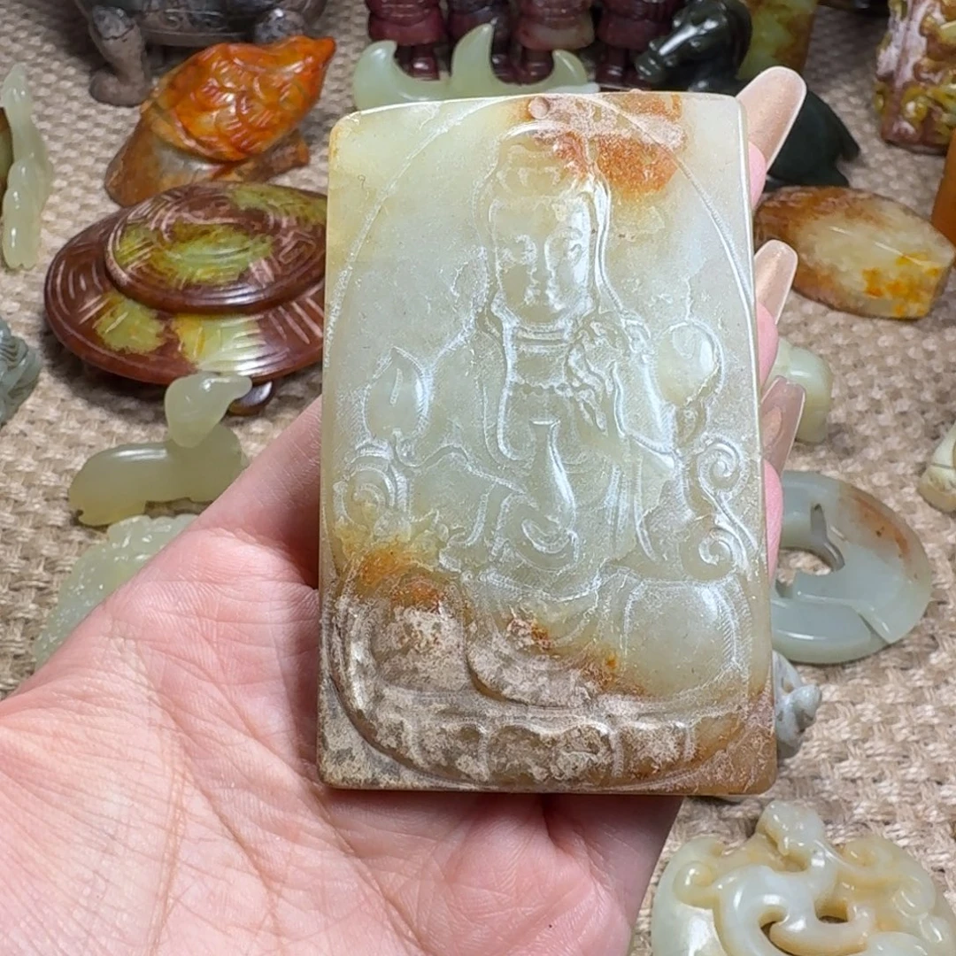 吊坠白玉菩提挂件