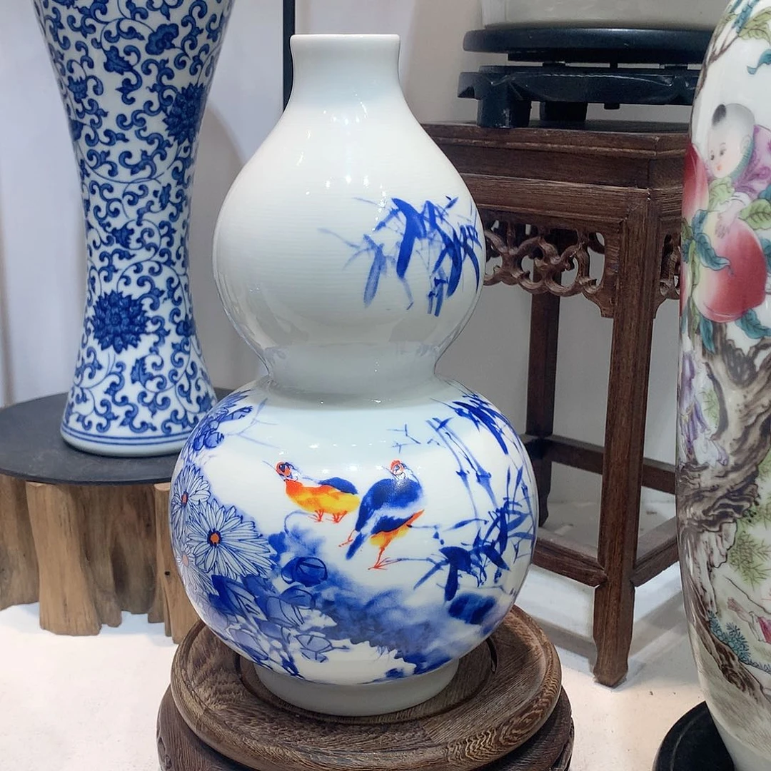 景德镇陶瓷花瓶软装摆件