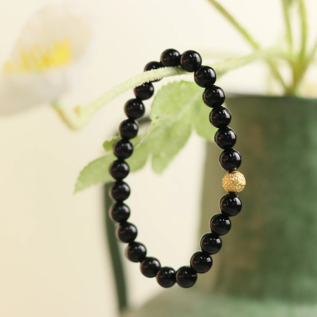 ZC10A18596[原创]黑曜石手串（多样性发货)