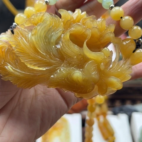 岫玉挂件未镶嵌挂件