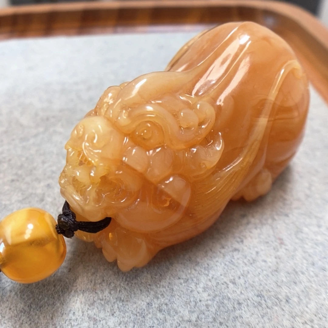 未镶嵌项链蜜蜡蜜蜡吊坠