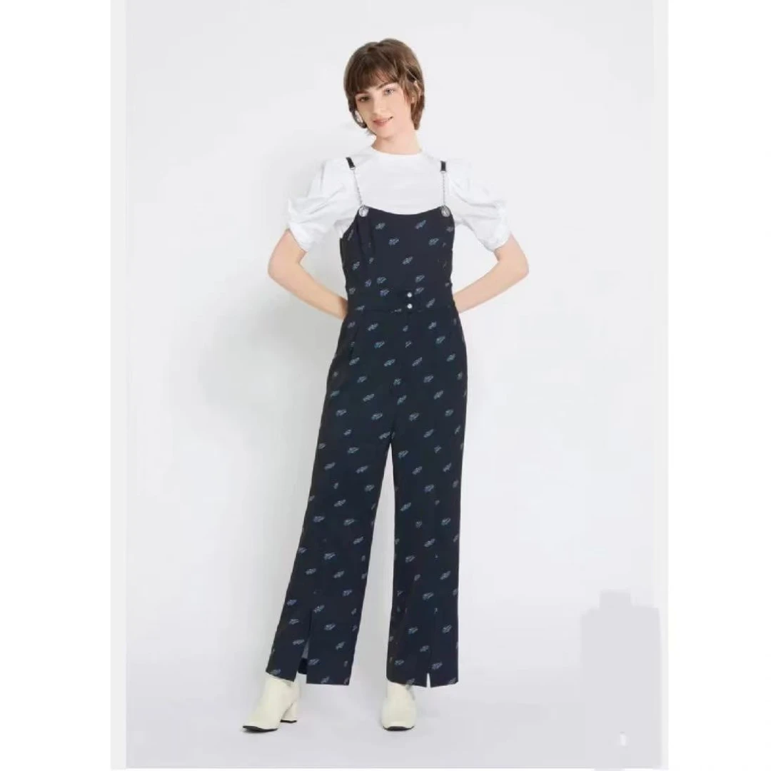 【少吊带】NN3450-时尚女装设计感吊带裙减龄宽松