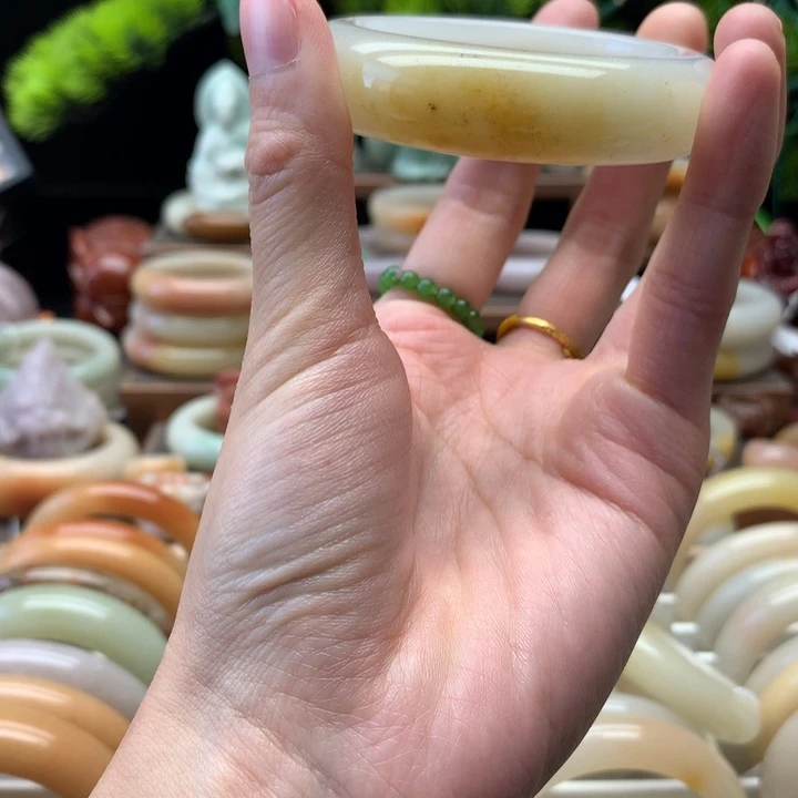 查罗石合金手镯（开口镯）52
