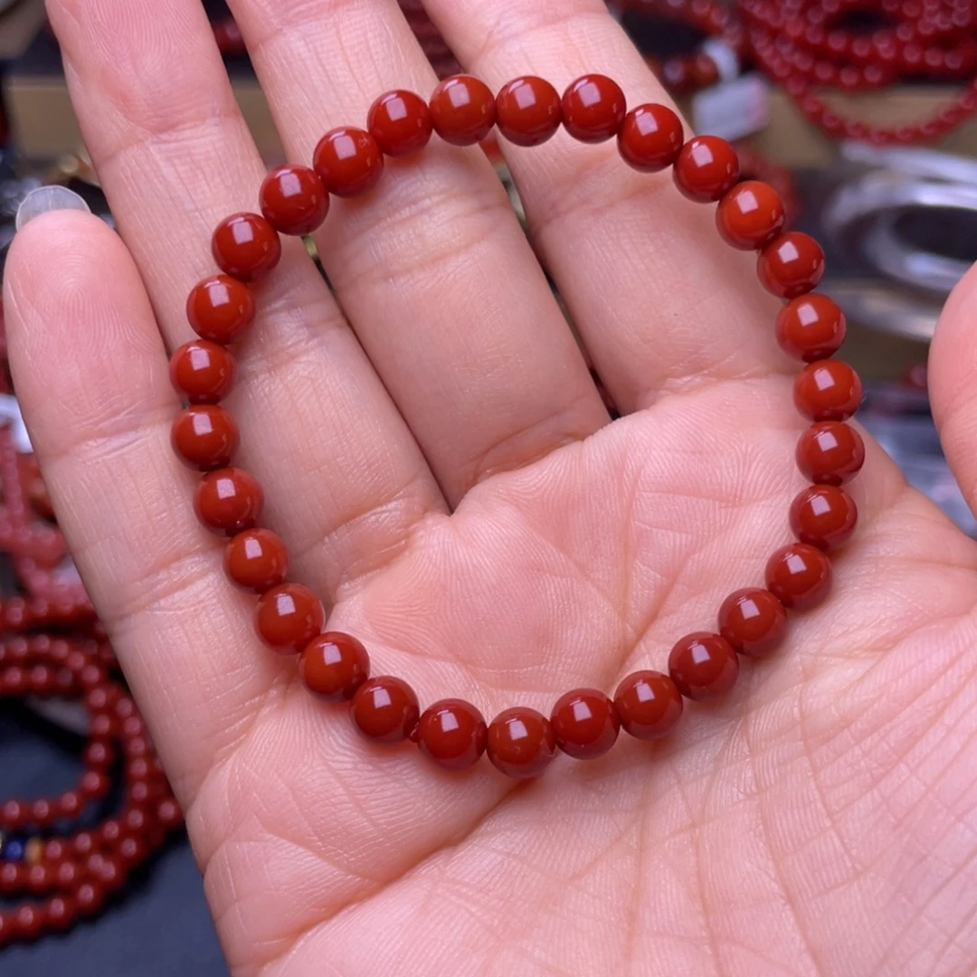 南红玛瑙未镶嵌手串