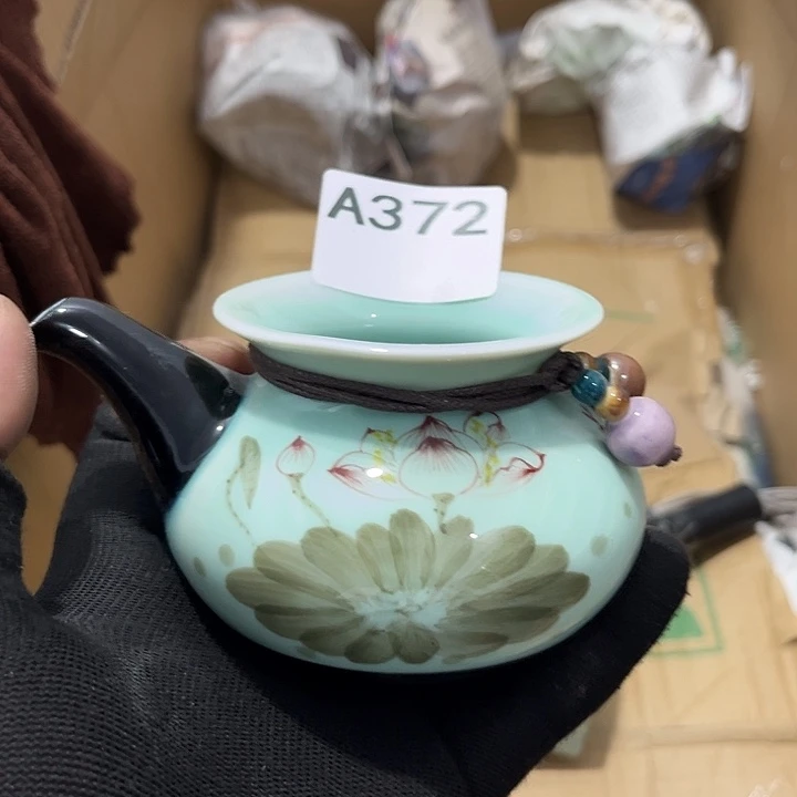 瓷片茶摆件工艺品摆件666