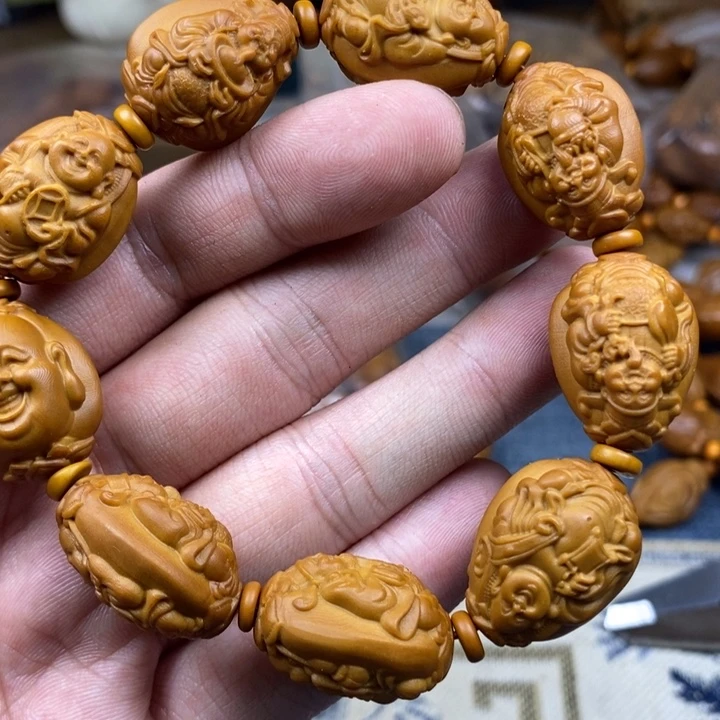 橄榄核手串/手链橄榄核雕工艺手串