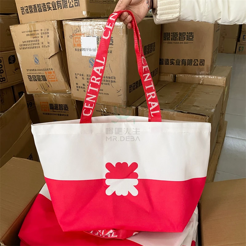 休闲百搭简约帆布袋 单肩字母通勤帆布包