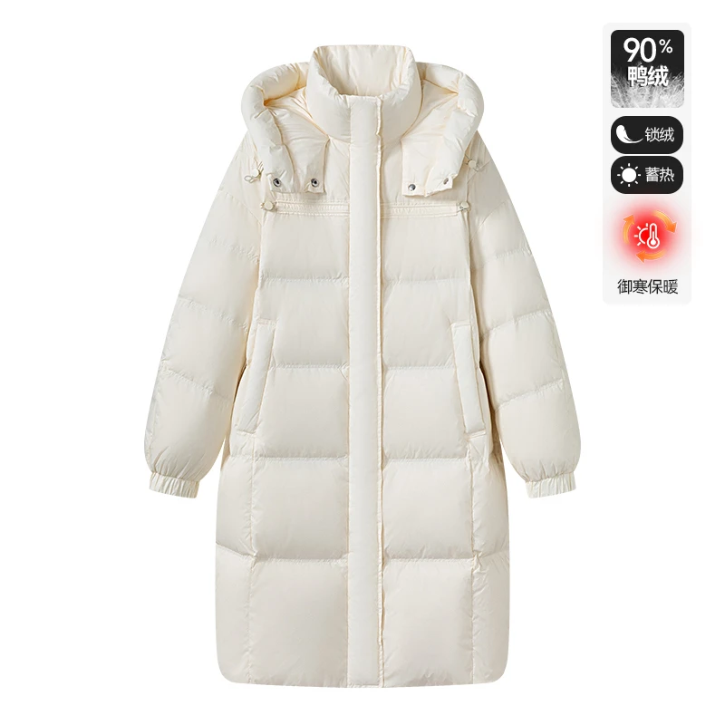 【姿姐】宽松显瘦羽绒服中长款百搭外套V400101605