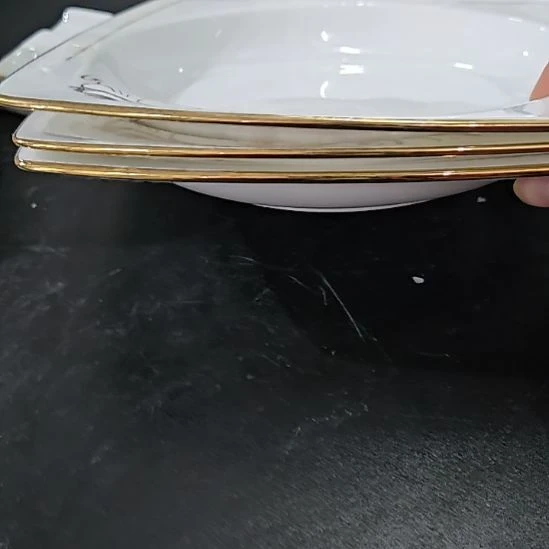 瓷片微瑕奥维8.5寸4个深盘666666
