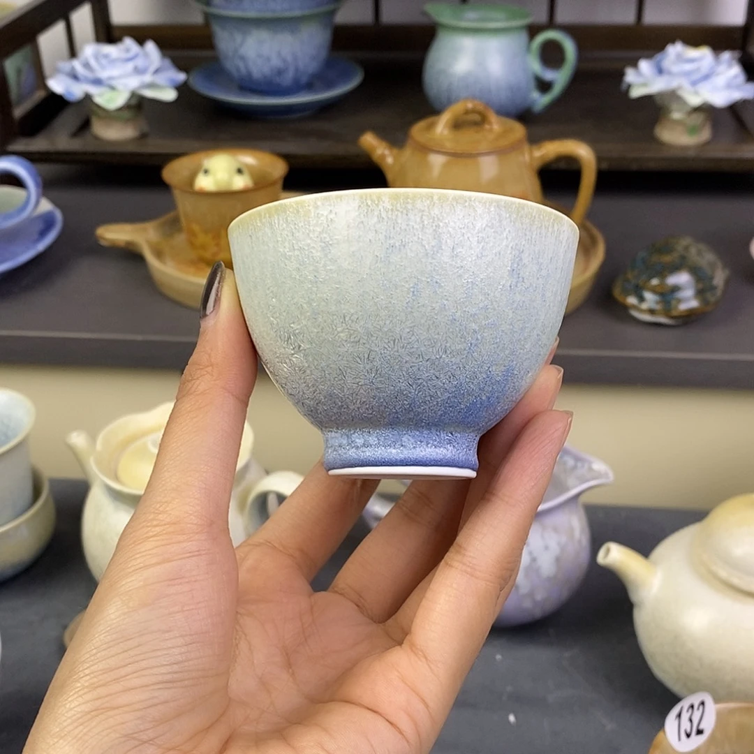 景德镇高温颜色釉茶杯