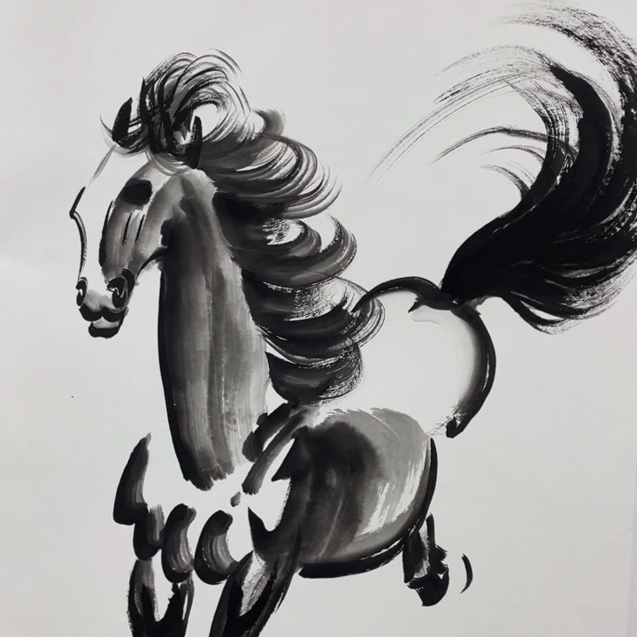 日新画作欣赏作品