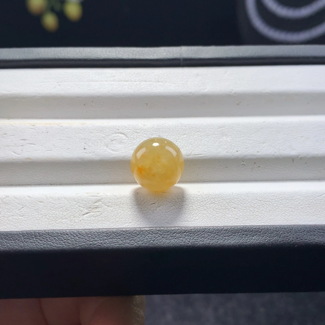 未镶嵌手串翡翠卡12芬达黄