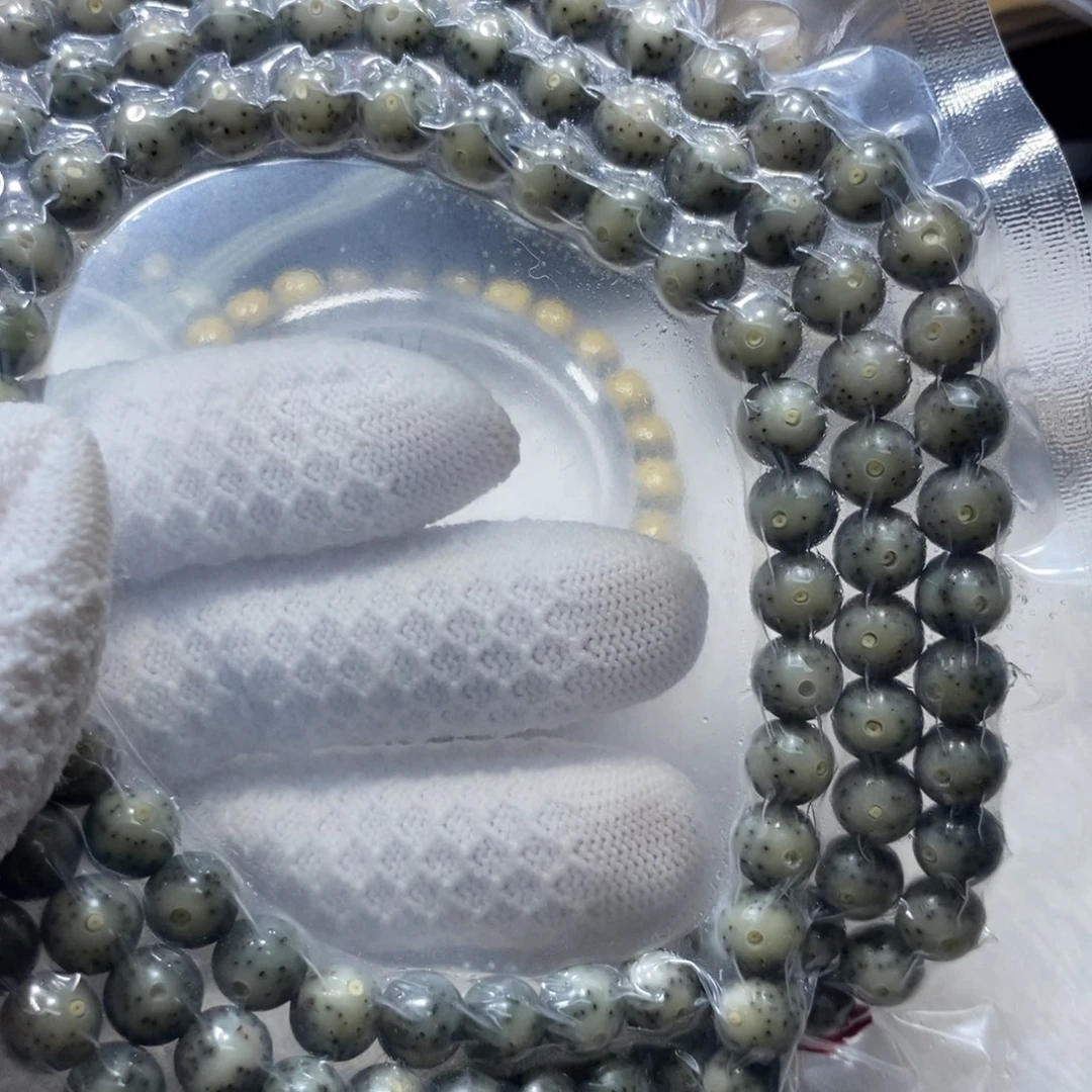 手串星月菩提绿冰8圆