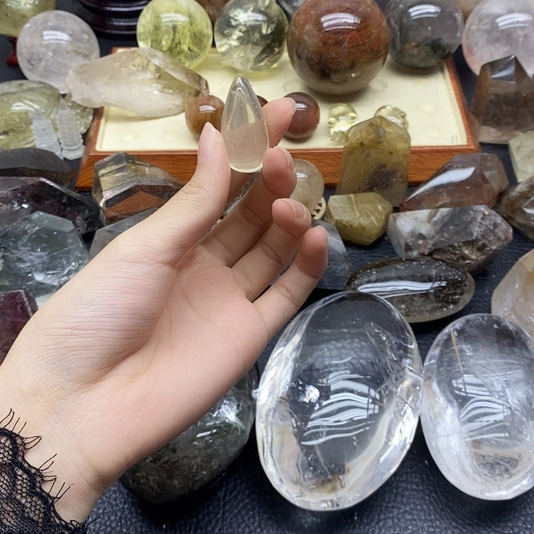 未镶嵌珠宝半成品水晶114水晶石