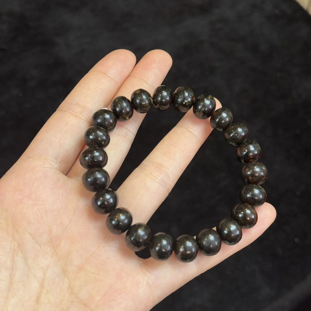 【刘云天专属】YT39786-琥珀单圈手串（4A）-多样性发其一-10mm左右