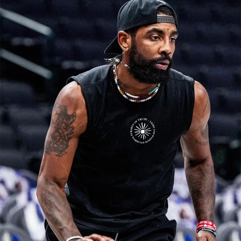 美式运动背心欧文同款篮球背心男速干网眼训练服宽松透气无袖球衣