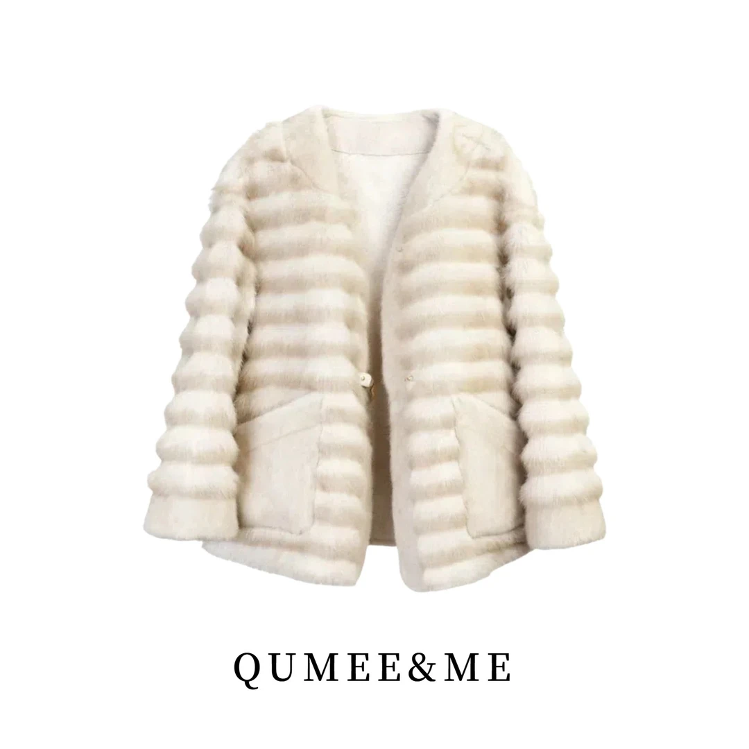 【岳文丽专属】环保毛绒外套