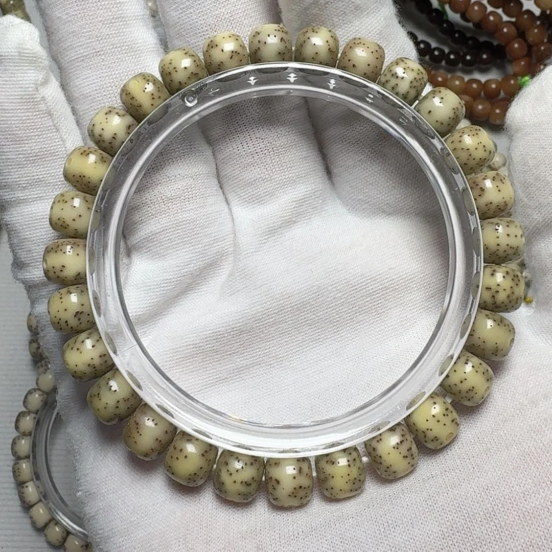 手串星月菩提原生态石玉料星点货星月菩提手串