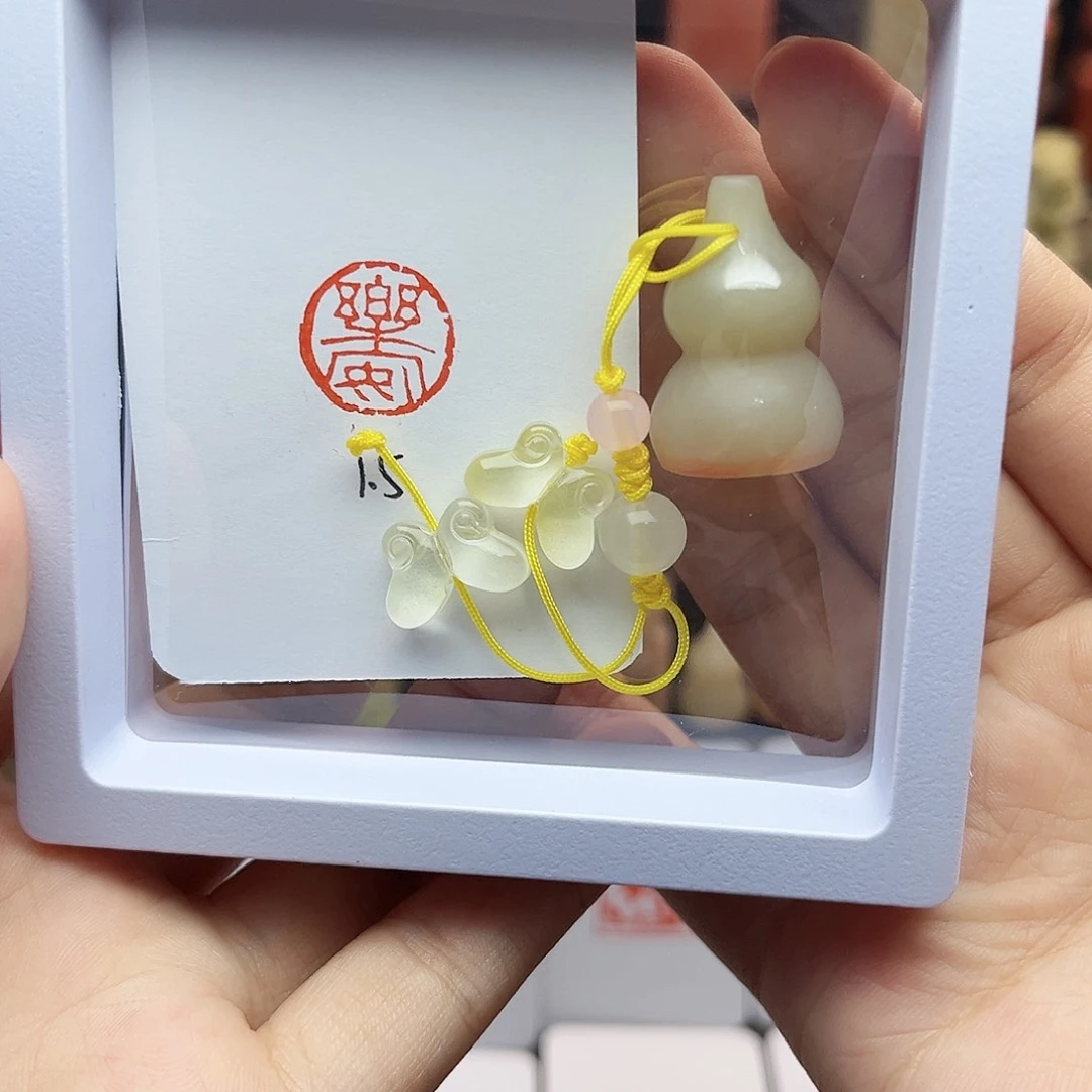 寿山石印石1.5乐安 老挝葫芦 手工篆刻