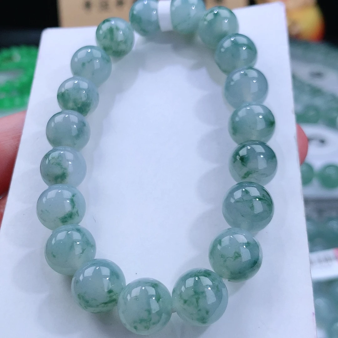 翡翠手链未镶嵌卡10mm