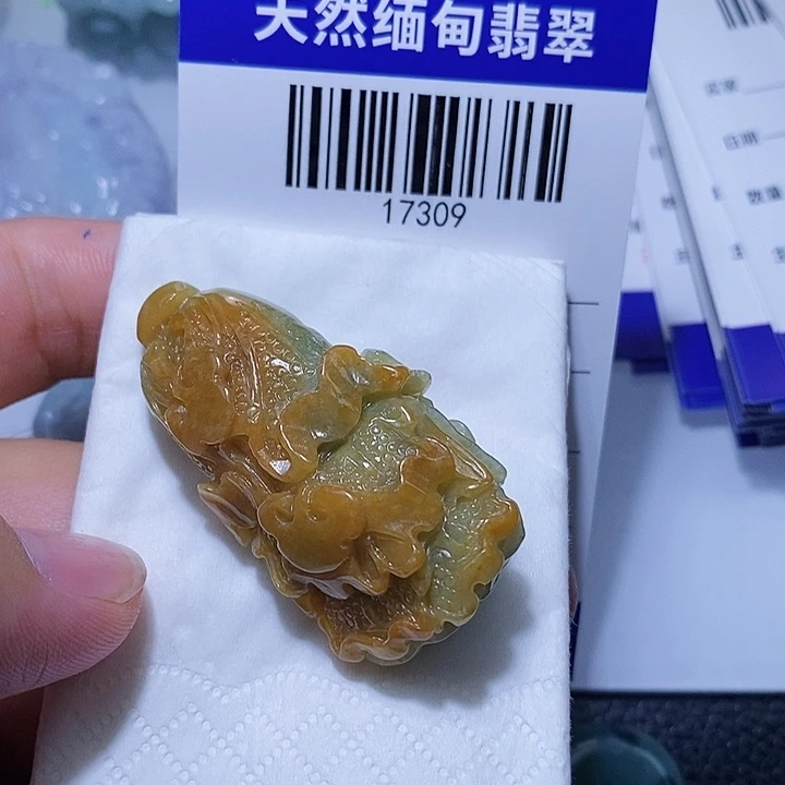 翡翠未镶嵌颈饰天光墟翡翠市场现金代购