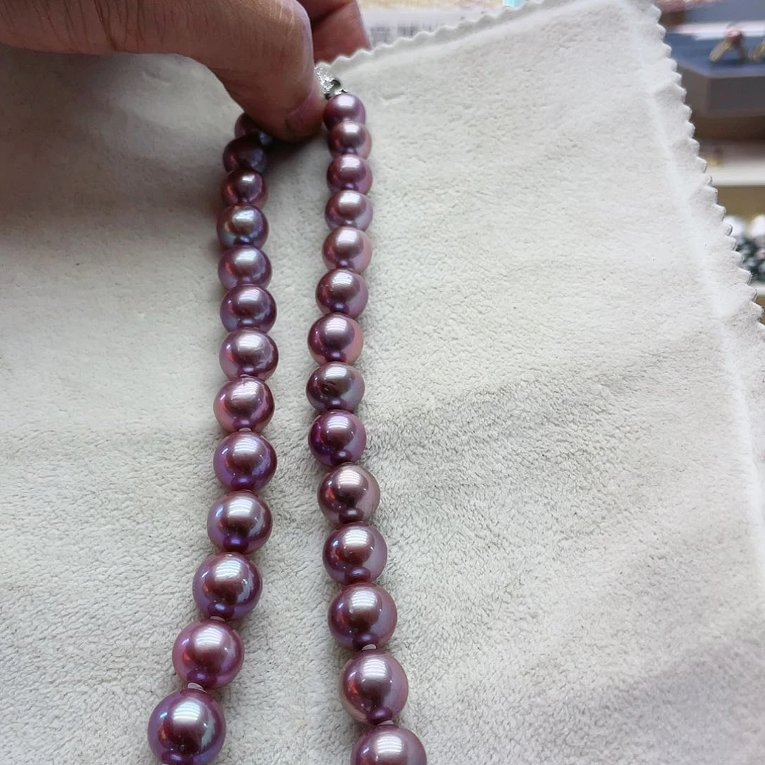 淡水珍珠颈饰银S925镶嵌