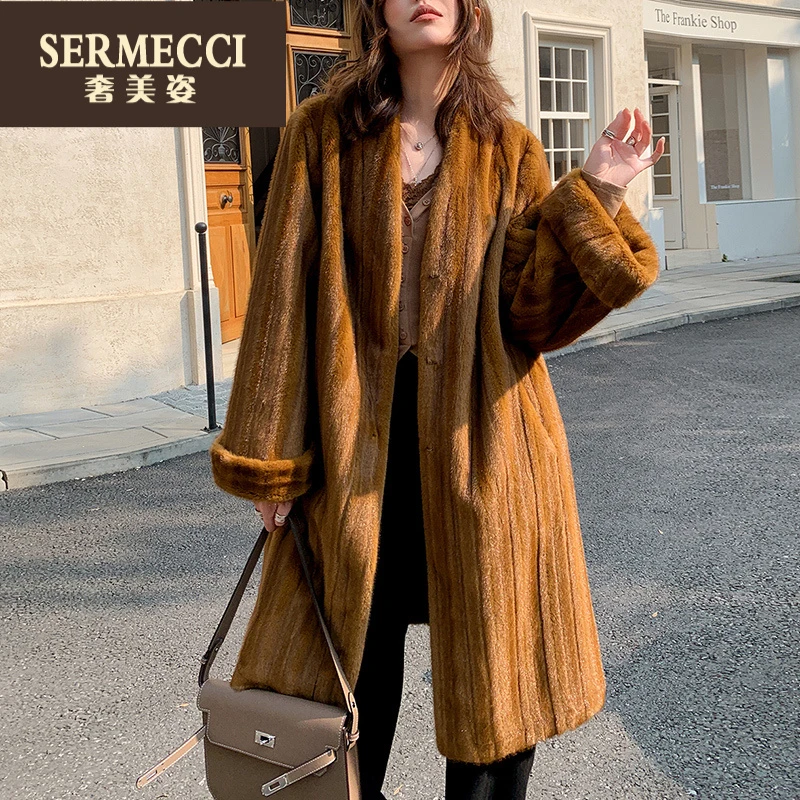 奢美姿千金归来2025冬季高端大衣气质中长款高级感外套