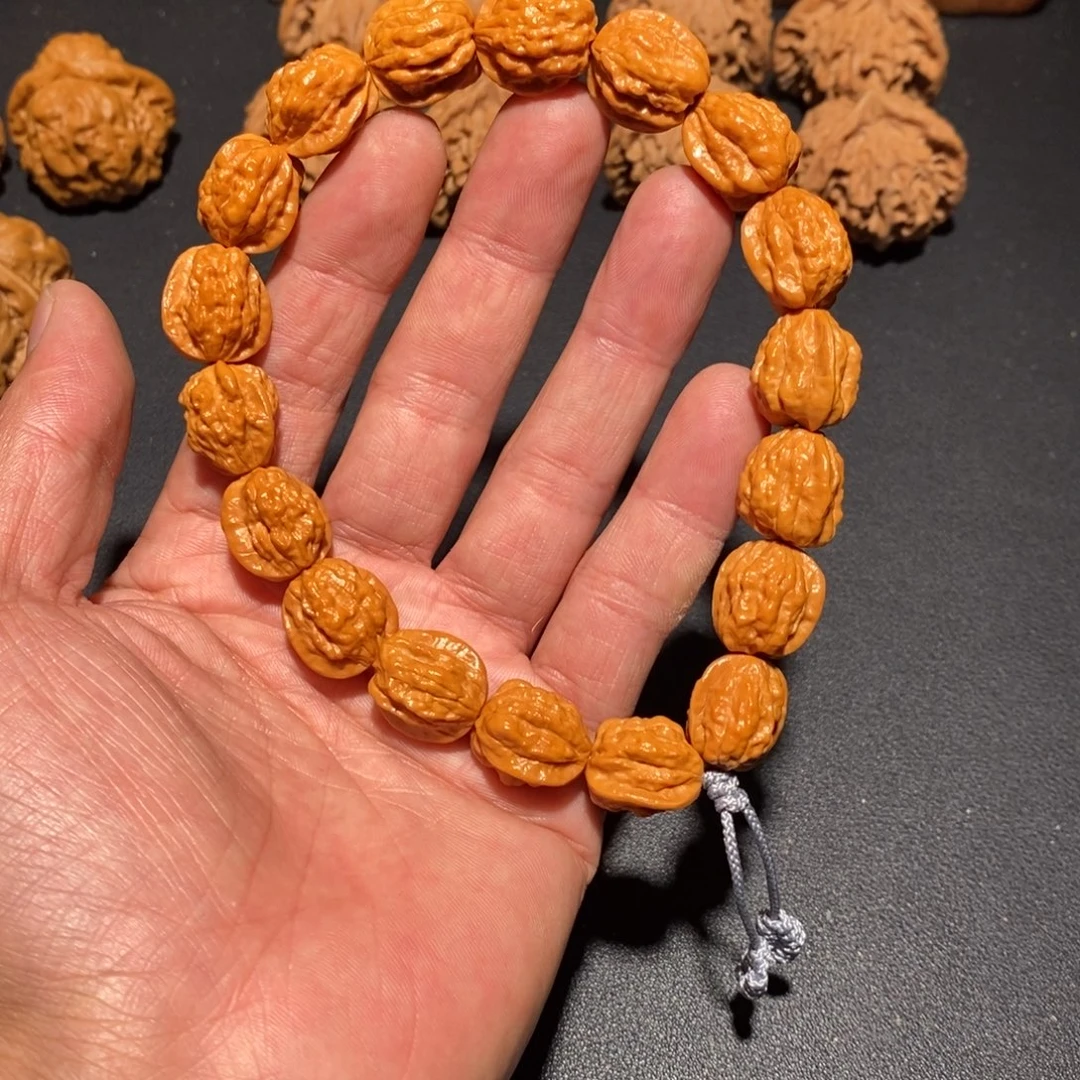 把件文玩核桃嵩山蛤蟆头手串1.6