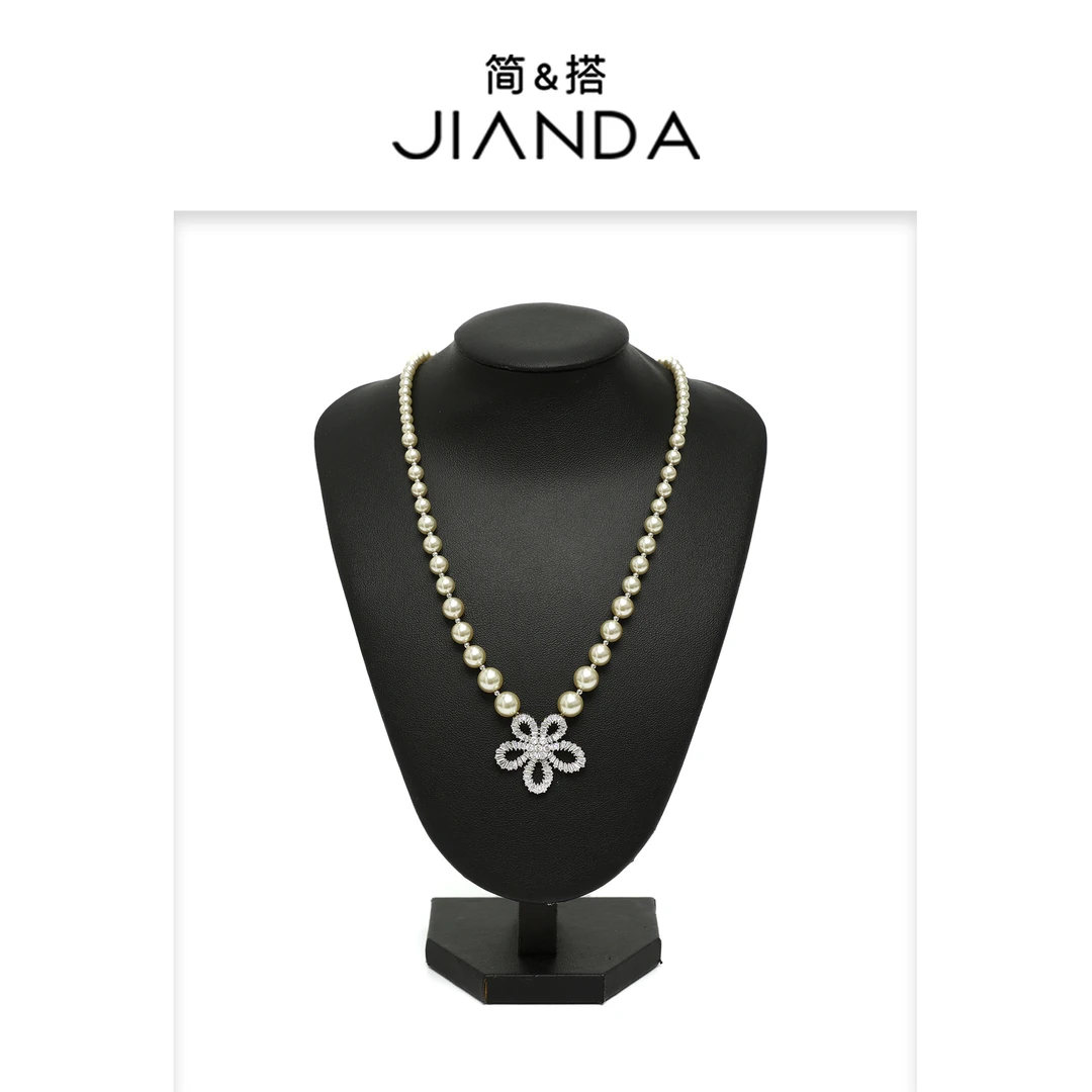 简&搭 合金项链 【千屿Sheila】山茶花项链253-XL/1008-05049