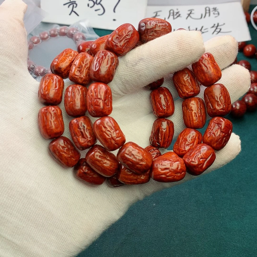 檀香紫檀（小叶紫檀）手串/手链红枣