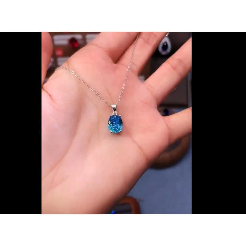 圣玛丽亚海蓝宝石 吊坠 06105