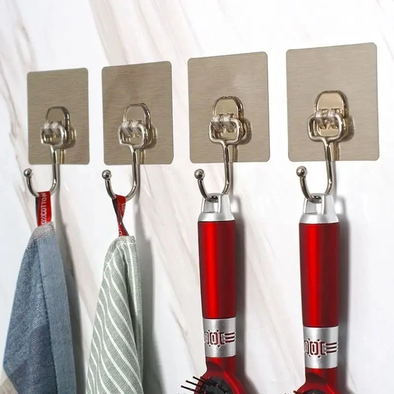 装免打孔不锈钢挂钩/狂拽不掉强力钩子挂钩